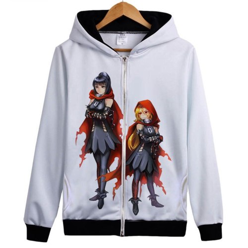 Anime Overlord Albedo Ainz Ooal Gown Zipper Hoodies