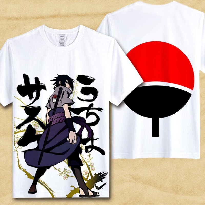 Sasuke Anime Naruto Uchiha Sharingan Eye Symbol Akatsuki Itachi T