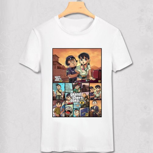 Gta 5 Ps4 Xbox Game Handheld Game Creative Doraemon Video T Shirt The grand theft auto anime idea looks quite good on paper. gta 5 ps4 xbox game handheld game