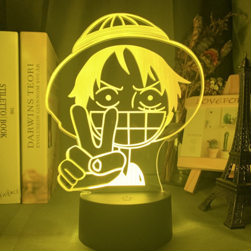 One Piece Monkey D Luffy Acrylic LED Night Light