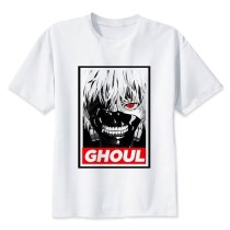 Japanese Tokyo Ghoul  T Shirt Printed Hot Anime Tokyo Ghoul Shirt Clothes Ken Kaneki Short-sleeve Tokyo Ghoul T-shirt Men Tshirt