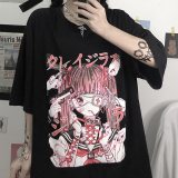 Harajuku Summer Short Sleeve Anime Cartoon Print T-Shirt