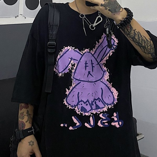 Gothic Punk Summer Loose VintageT-Shirt