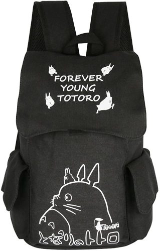 Innturt Totoro Anime Canvas Rucksack Backpack