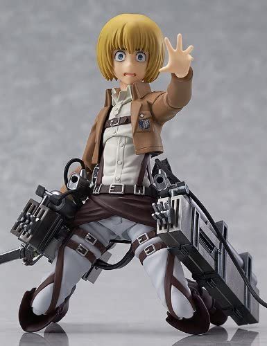 Good Smile Attack On Titan Armin Arlert Figma Action Figure Armin arlert eren yeager mikasa ackerman levi reiner braun, aot armin, manga, fictional character png. good smile company
