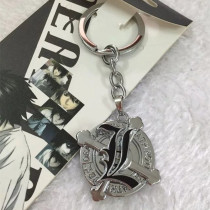 Death Note L Logo Key Chains & Necklace
