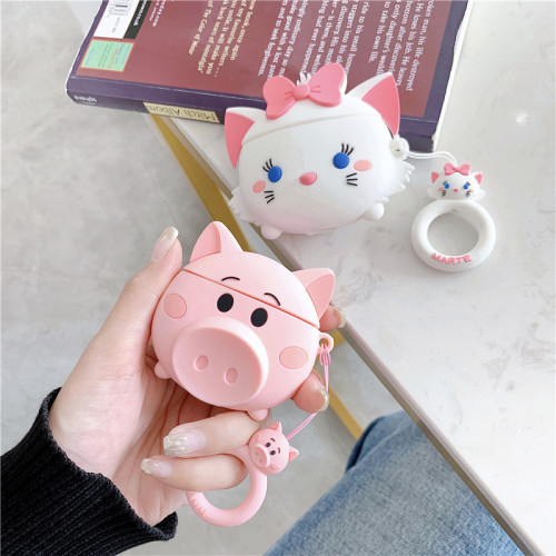 Cute Cartoon Airpods Silicon Soft Shell Protective Case