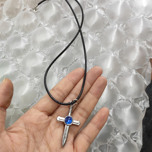Fairy Tale Gray Fullbuster Cross Necklaces