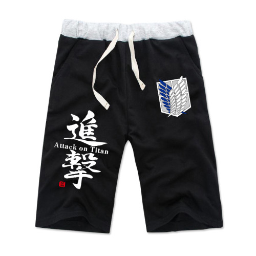 Anime Attack On Titan Beach Thin and Thick Shorts Pants