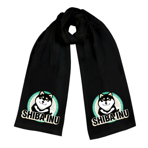 Anime Doge Double Sided Mink Printed Scarf