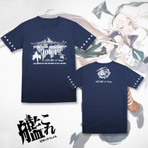 Anime Kantai Collection Hoppou Round Collar T-shirt