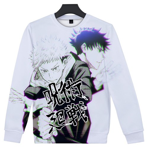 Anime Sorcery Fight Jujutsu Kaisen O-Neck Long Sleeve Sweatshirts