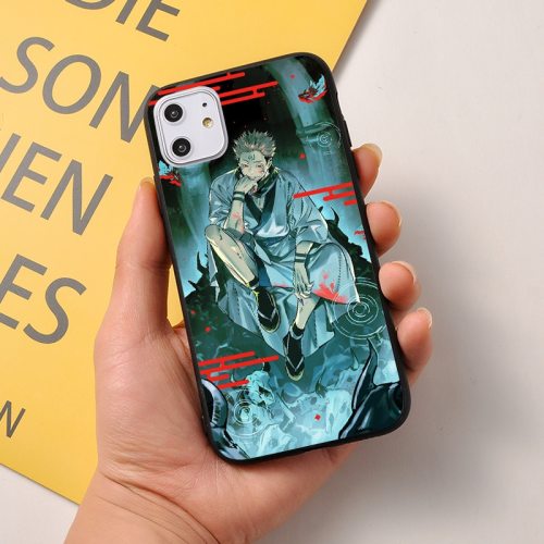 Anime Jujutsu Kaisen Phone Case Soft Tpu Back Cover Coque For Iphone 11 Pro X Xr