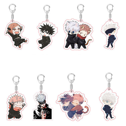 Jujutsu Kaisen Resin Keychain Charm Satoru Gojo \\ Yuji Itadori \\ Sukuna \\ Megumi Fushiguro