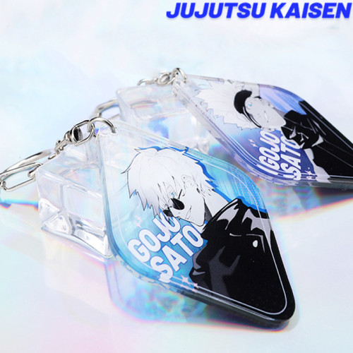 Anime Jujutsu Kaisen Gojo Satoru Yuji Itadori Geto Suguru Otsukotsu Yūta Keychain Pendants
