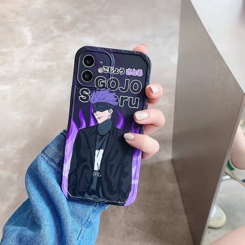 Anime Jujutsu Kaisen Gojo Satoru Ryomen Sukuna Silicone Phone Cases for iPhone