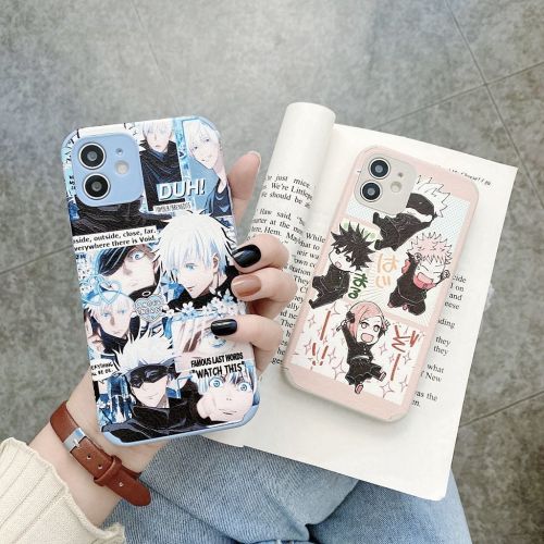 Anime Jujutsu Kaisen Gojo Satoru Inumaki Toge Phone Cases for iPhone
