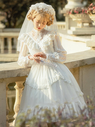 The Lady of Flower Wedding Style Tea Party Fairy Classic Lolita Dress