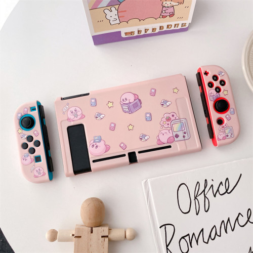 Cute Kirby Switch Soft Pink Protective Cover