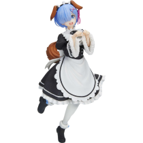 Taito Re: Zero Starting Life in Another World Rem Coreful Figure Memory Snow Dog Ver.