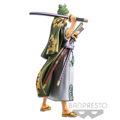 Banpresto One Piece The Grandline Men Roronoa Zoro Wano Kuni Vol 2 Dxf Figure