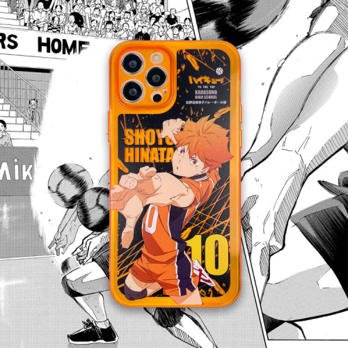 Anime Haikyu!! to The Top: Shoyo Hinata TPU Soft Phone Cases for iPhone 12/12 Pro/12 Pro Max/13