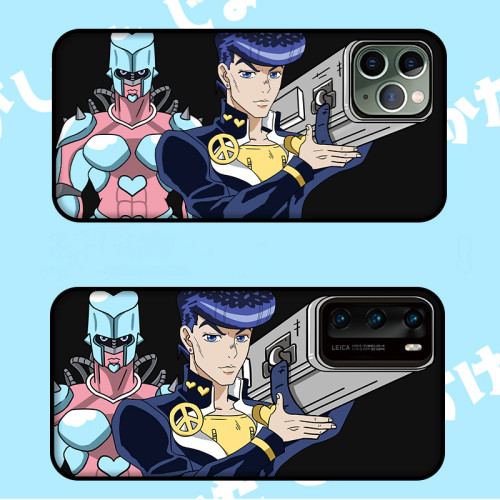 Anime JoJo's Bizarre Adventure Creative Phone Cases Funny Protective Covers Compatible with iPhone 11/12/13 and Android