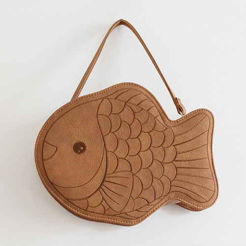 Super-Cute Taiyaki Fish Shaped Handbag Sweet Style Lolita Crossbody Bag Unique Look