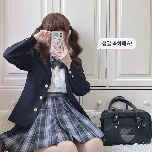 Japanese Style Lolita Bag Heart Shaped JK Handbag Kawaii Itabag