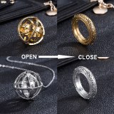 Astronomical Ball Rings Silver Gold Creative Couple Rings