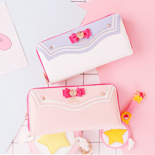 Kawaii Sailor Moon Leather Long Wallet