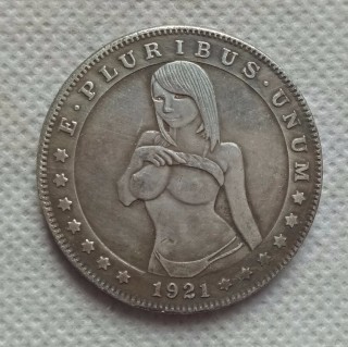 Type #2_Hobo Nickel Coin 1921-D Morgan Dollar COPY COIN commemorative coins