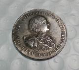 Russia Peter I the Great 1723 contemporary medaille of poltina Copy Coin