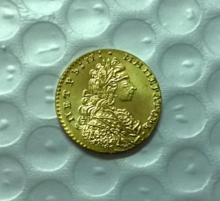 1729 Russia GOLD Copy Coin commemorative coins