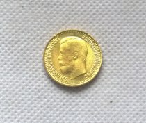 1897  RUSSIA 7.5 ROUBLE Gold  Copy Coin commemorative coins