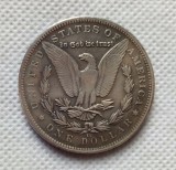 Type #8_Hobo Nickel Coin 1881-CC Morgan Dollar COPY COIN commemorative coins