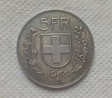 Hobo Coin_(Father Christmas)_1965B Switzerland 5 Francs (5 Franken) COPY COIN FREE SHIPPING