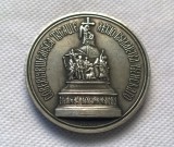 Silver-plated: 1862  Russia  medals COPY commemorative coins