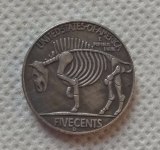 Hobo Nickel Coin_Type #40_1927-D BUFFALO NICKEL Copy Coin