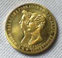 Type #2: Brass_1841 RUSSIA 1 ROUBLE COPY commemorative coins