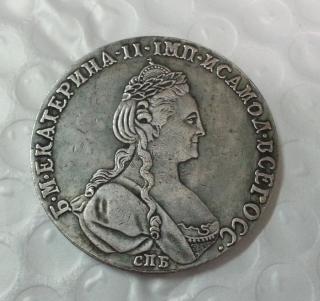 1 ROUBLE 1780 RUSSIA Copy Coin commemorative coins