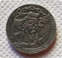 Hobo Nickel Coin_Type #61_1936-D BUFFALO NICKEL copy coins commemorative coins collectibles