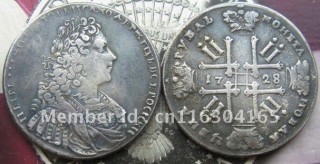 1728 RUSSIA 1 ROUBLE  COPY commemorative coins