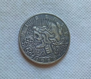 Hobo Nickel Coin_1923-P Peace Dollar COPY COIN