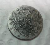 Russia, contemporary medaille, Catherine II the Great, rouble 1766 Copy Coin