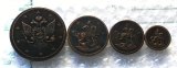 4 X 1761 Russia Copy Coin commemorative coins