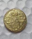 1763 RUSSIA 5 ROUBLES GOLD Copy Coin commemorative coins