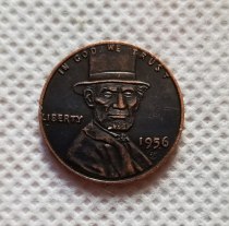 Hobo Nickel Coin 1956 Lincoln Penny copy coins commemorative coins-replica coins