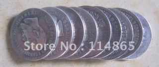 9 COINS Russian Alexander III 25 Kopeks (1886-1894)  COPY commemorative coins