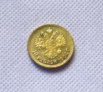 1904 RUSSIA 10 ROUBLE CZAR NICHOLAS II GOLD Copy Coin replica coins medal coins collectibles